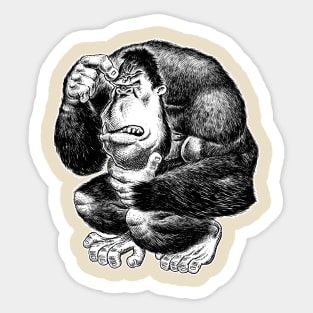 The Thinker Sticker